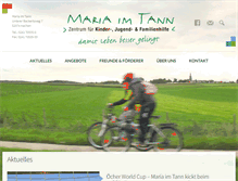 Tablet Screenshot of mariaimtann.de